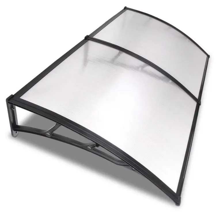 Patio Cover Rain Protection Aluminium Alloy Profile Plastic Brackets Window Awnings