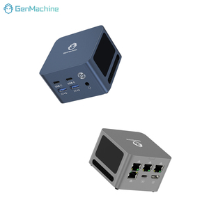 GenMachine Computer Ryzen 3 5425U 4 LAN 2,5G Puertos Máquina de firewall silencioso con 2TB SSD Perfect Edge Computing Network Security - Product Image 1