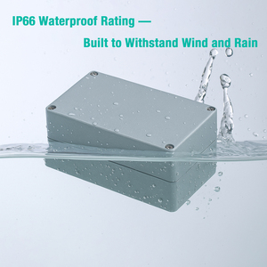 Chết đúc nhôm Hộp nối chống thấm nước với gia công CNC, khoan, khắc và in lụa cho các ứng dụng điện - Product Image 3