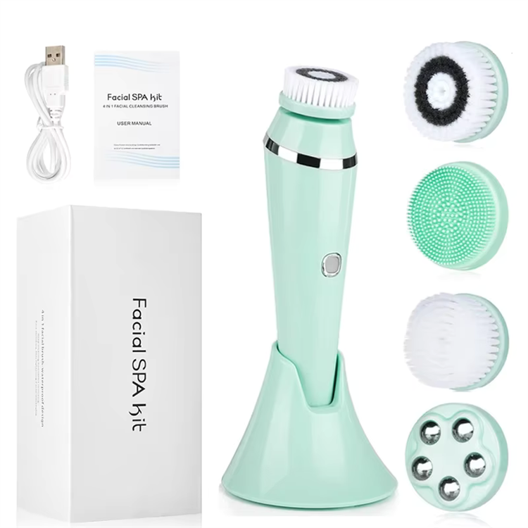 Pinceau visage vert