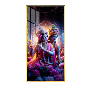 Ganesh Phật pha lê sứ tường nghệ thuật cao cấp hiện đại tối giản Thiết kế trang trí nội thất bức tranh kim cương cho ngôi nhà hiện đại - Product Image 1