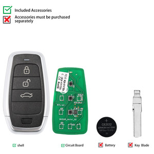Autel กุญแจอัจฉริยะ IKEYAT003BL 3ปุ่ม, ใช้ได้กับรถยนต์ - Product Image 2