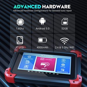 Il più nuovo XTOOL D7 Automotive All System strumento diagnostico lettore di codici programmatore di chiavi Auto Vin con 26 + funzioni Test attivo