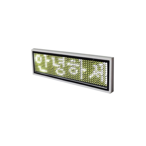 Electronic Digit Scrolling LED-Abzeichen Wiederauf ladbare LED Mini-Programmierung Namensschilder Mehrfarbige Wearable Pin Magnet LED-Namensschild - Product Image 6