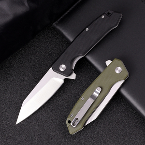Bán buôn tùy chỉnh nhỏ gọn gấp Pocket <span class=keywords><strong>Knife</strong></span> với Durable D2 lưỡi thép ngoài trời cắm trại dao EDC Công cụ - Product Image 5
