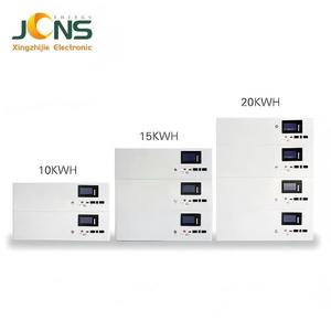 星之杰锂离子电池51.2V/60v电池400AH可堆叠20kWh 5.5kw太阳能系统，带5kw混合太阳能逆变器 - Product Image 4