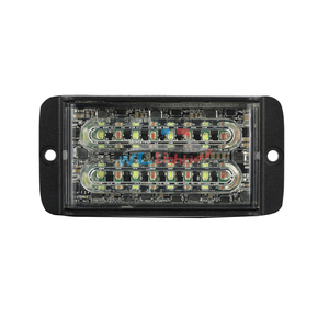 26 flaş desenleri ile yüksek kalite fabrika kaynağı yüksek güç çift renk led strobe grille işıklar yüzey montaj mangal lambası - Product Image 2