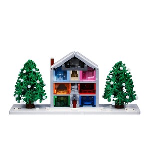 Fun build Beliebte Liebhaber Haus Modular Street View MOC-132468 Liebhaber Haus Taylor Konzert Ziegel Bausteine Spielzeug Weihnachts geschenk - Product Image 5