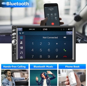 Podofo Double Din Car Stereo With Carplay &amp; <strong>Android</strong> Auto 7'' Touchscreen Car Radio Autoradio BT FM Receiver SWC <strong>USB</strong>/TF/AUX <strong>Input</strong> - Product Image 4