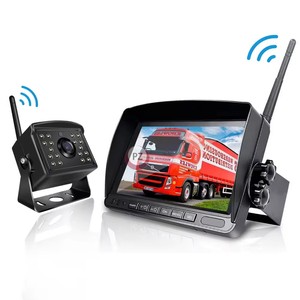 Digital <strong>Wireless</strong> Backup Camera Kits 7 Inch Monitor With Backup Camera for Semi Trailer for Car Parking <strong>Reverse</strong> Safety <strong>System</strong> - Product Image 1