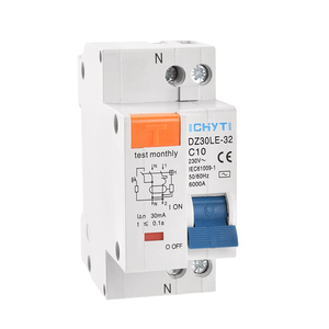 יצרנים 2p RCCB Rcbo RCD DZ30LE מפסק עם 16a 20a 40a AC 230V