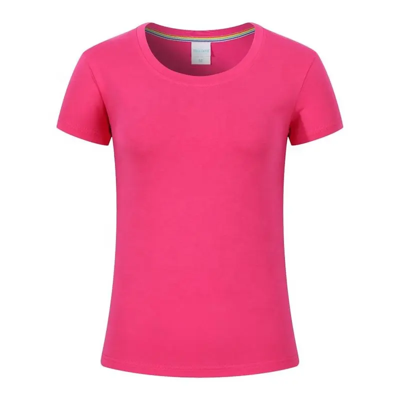 Produttore nuove T-Shirt da donna da donna T-Shirt in Spandex a buon mercato abbigliamento donna 2023 cina corsa sportiva oversize a righe personalizzate