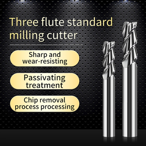 2*D4*<strong>50mm</strong> CNC Carbide 3 Flutes Aluminum Processing End Mill <strong>Cutters</strong> - Product Image 5