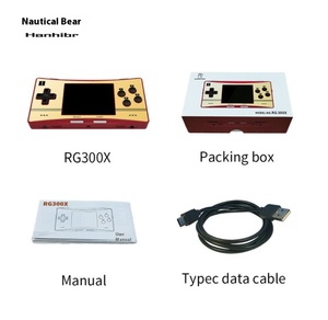 คอนโซลเกมอาเขตแบบพกพา Rg300X แบบโอเพนซอร์สย้อนยุคความคิดถึง GBA semention MINI PS1สื่อสาร Wi-Fi แบบข้ามพรมแดน - Product Image 3
