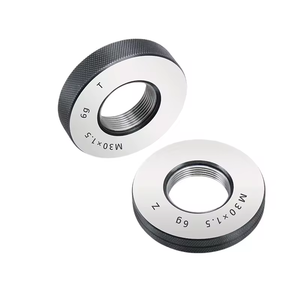 Đặt <span class=keywords><strong>6G</strong></span> M1-M29.5 Không Tiêu Chuẩn Metric Fine Vòng Răng Đo Tay Phải Chết Công Cụ Đo Cho Độ Chính Xác-1 * Đi + 1 * Nogo + M22M22.5M23M24M25 - Product Image 6