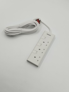 Surge Protector Wall <strong>Mount</strong> <strong>UK</strong> Extension Power Strip 5 AC Outlets 2 USB Ports Power Extension Socket - Product Image 4