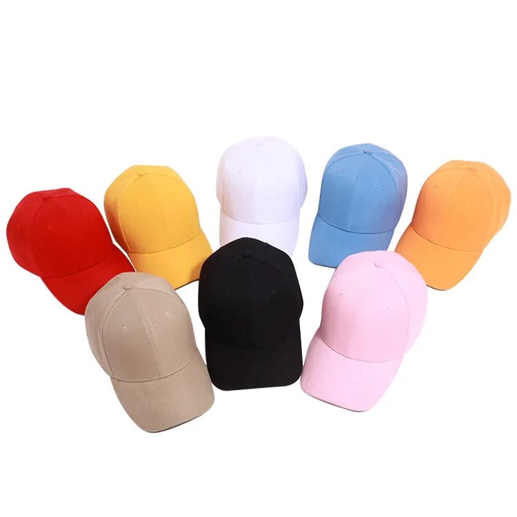 للبيع بالجملة من مواد ممتازة قبعة رياضية سادة ملونة قطنية مخصصة بولو قبعات بستة ألواح