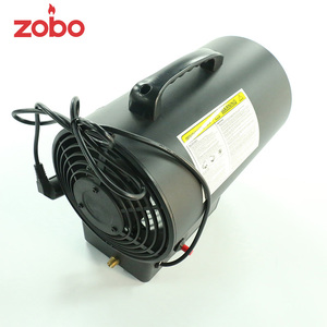 Hava üfleyici isıtıcı tavuk çiftliği Brooder <span class=keywords><strong>10KW</strong></span> gaz isıtma endüstriyel taşınabilir açık elektrikli zorla gaz propan havalı ısıtıcı