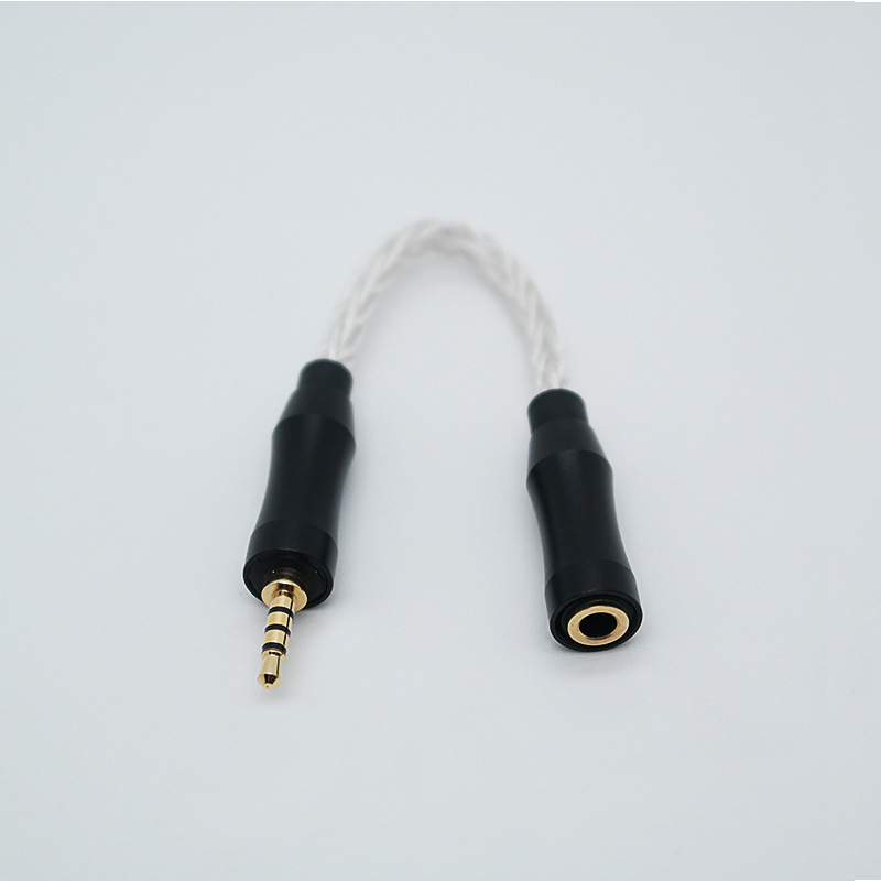 Plata 3,5 mm 3D hembra a 2,5 mm macho balanceado