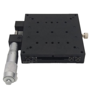 SEMX40-AS XEG 40 X Axis 40x40mm Precision <strong>Linear</strong> <strong>Guide</strong> <strong>Sliding</strong> Track Micrometer Manual Fine-tuning Cross Roller <strong>Linear</strong> Stage - Product Image 2