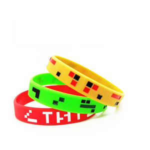 Promoção Silicone Wristband em Miner Guerra Tema para Sports & Partes Customizável Minecrafts Pulseira - Product Image 4
