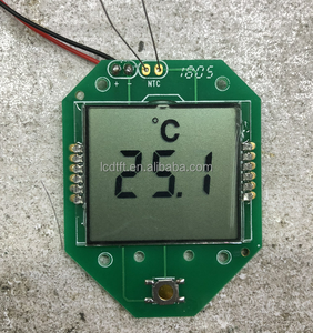 Benutzer definierte 7-Segment-TN-LCD-Anzeige für Uhren-und Uhren rechner zähler