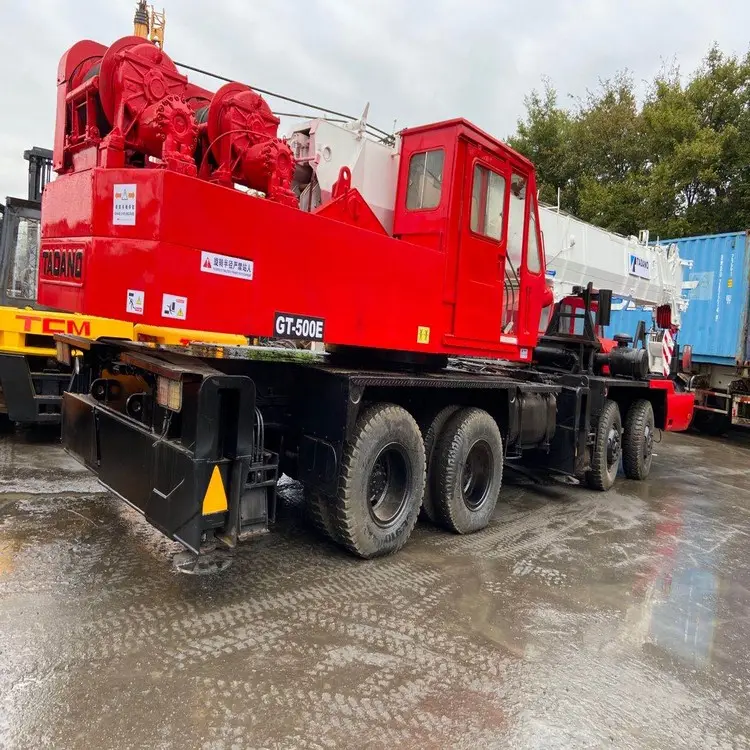 Good Condition Used Tadano TG500E 50 ton Truck Crane, Second Hand Tadano TG500E Lifting Mobile Crane