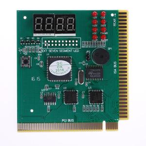 4 cifre Display LCD PC Analyzer Diagnostica Post Card Scheda Madre Tester con Indicatore LED per ISA Bus PCI Scheda Principale - Product Image 4