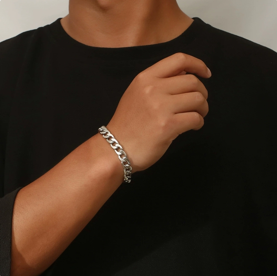 Bracelet-7mm largeur 19 + 5 cm