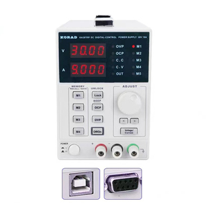 KORAD KA3010P ayarlanabilir dijital lineer programlanabilir anahtarı DC güç kaynağı 30V 10A 0.01V DC USB RS232 DC JACK ile Set - Product Image 4