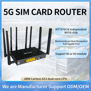 Enrutador empresarial WiFi 6 5G con función VPN Ranura para tarjeta SIM Soporte Antena externa para red de oficina - Product Image 4