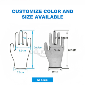 Silber faser Physiotherapie Leitfähiger Doppel massage handschuh für elektronisches Puls massage gerät <span class=keywords><strong>TENS</strong></span> EMS Physiotherapie gerät - Product Image 5