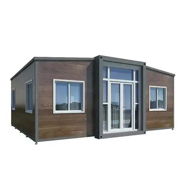 40FT Expandable 2 Bedroom Container House Mobile Home Office Folding Container House With Toilet