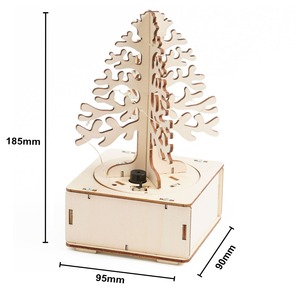 EParthubカラフルなクリスマスツリーテクノロジー少量生産STEM手作りDIYアセンブリ材料パッケージ