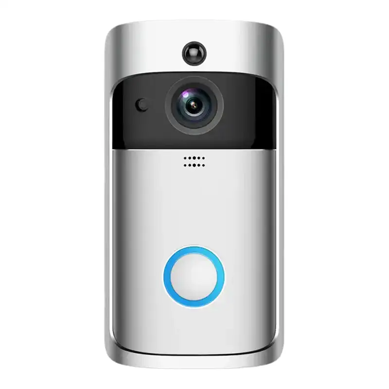 Домашний беспроводной видеодомофон с камерой домофон для домашней безопасности V5 WiFi дверной Телефон Водонепроницаемый дверной Звонок