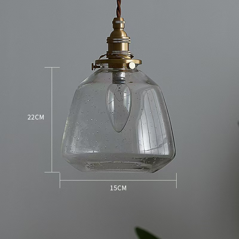 clear glass shade