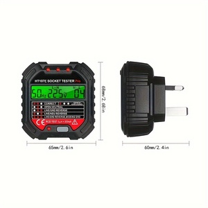 Электрический тестер напряжения полярности RCD розетки HT107B 230 В 110 В, Великобритания, США, ЕС, вилка розетки, автоматическая проверка безопасности - Product Image 5
