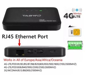 Bộ Định Tuyến 4G LTE Thẻ Sim 300 Mbps Bộ Định Tuyến Bỏ Túi Cổng Lan <span class=keywords><strong>RJ45</strong></span> Bộ Định Tuyến Bỏ Túi E5885 Bộ Định Tuyến Bỏ Túi Di Động Ngoài Trời - Product Image 3