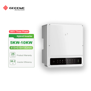 Goodwe GW5KN 6KN 10KN ET çift MPPT 5000 watt 3 fazlı güneş invertör 10 yıl garanti hibrid invertör