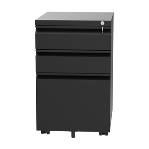 Văn phòng Tủ hồ sơ Nhà cung cấp giá rẻ để bán với khay di động 3 ngăn kéo tủ tập tin lắp ráp đầy đủ Trắng ngăn kéo tủ - Product Image 3