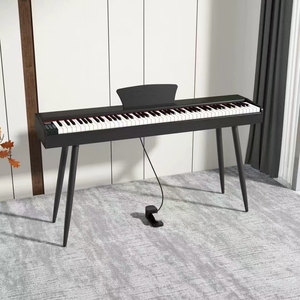 Piano digital de madera 88 teclas Instrumentos de teclado de Piano Electrónico con sintetizador funcional de sensibilidad táctil de China - Product Image 1