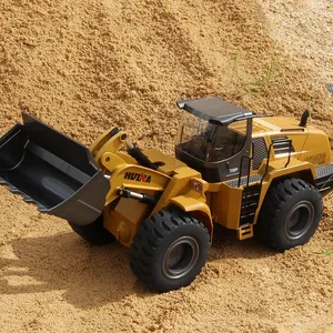 Huina 1583 alaşım sürümü 22 kanallı uzaktan kumanda buldozer 2.4G kablosuz büyük uzaktan kumanda araba mühendisliği araba şarjı - Product Image 2