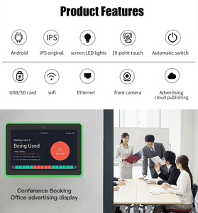10.1 pollici industriali Android Tablet PC per la casa di affari NFC POE Wifi luce LED lettore multimediale Digital Signage Display pubblicitario - Product Image 3