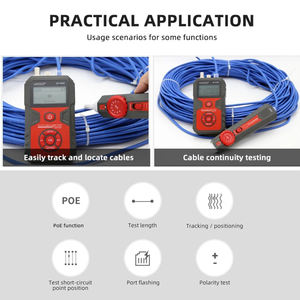 NOYAFA NF-858C cat5cat6および同軸ケーブル連続性テスト用の多機能LCDケーブルテスターRJ11RJ45 BNCおよびUSBトレーサー - Product Image 2
