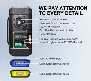 Lanciare l'immobilizzatore avanzato GIII X-Prog 3 e il programmatore di chiavi più MCU3 adattatore per telecomando