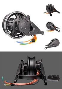 8 10 12 13 17 inç 2500w 3000w 72v motosiklet elektrikli Scooter için elektrikli göbek Motor dönüşüm kiti - Product Image 3