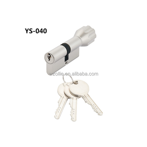 高品质安全防卡带钥匙双开黄铜带锁 - Product Image 6