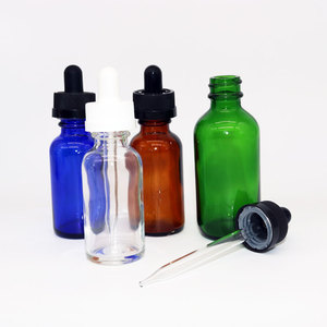 Rõ ràng màu xanh hổ phách màu xanh lá cây Boston Glass dropper chai 1oz 2oz 4oz tinh dầu chai có sẵn 15ml 30ml 60ml 120ml kích cỡ - Product Image 4