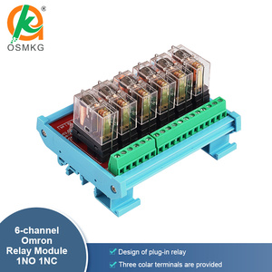 Oshangming 6 Channel <strong>Relay</strong> <strong>Output</strong> Board 12V/24V <strong>Relay</strong> Module IO Board 10A 1NO 1NC for Light - Product Image 3
