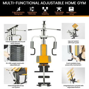 ONESTARSPORTS fabrika doğrudan satış Fitness ekipmanları ev spor salonu tek istasyonu çok fonksiyonlu vücut geliştirme egzersiz spor salonu - Product Image 4